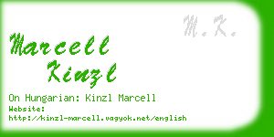 marcell kinzl business card